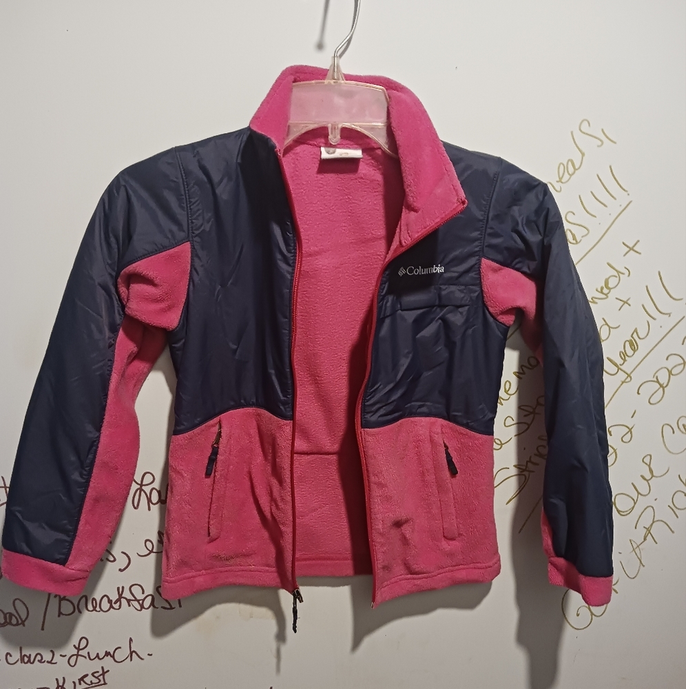 Columbia Jackets & Coats | Girls Columbia | Color: Blue/Pink | Size 7/8: